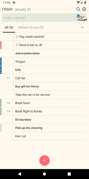 Do! Spring Pink - To Do List - Image screenshot of android app