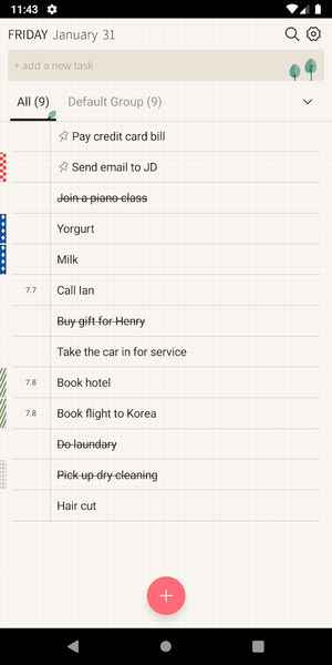 Do! Spring Pink - To Do List - Image screenshot of android app