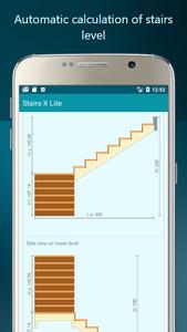Stairs-X Lite - Stairs Calculator - عکس برنامه موبایلی اندروید