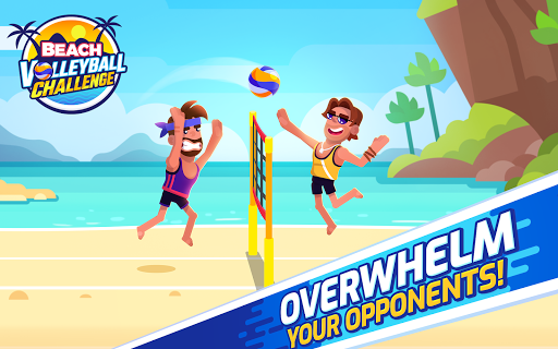 Beach Volleyball Challenge - Gameplay image of android game