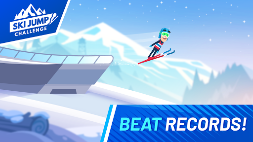 Ski Jump Challenge - Gameplay image of android game