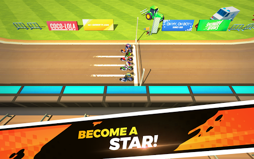Speedway Heros:Star Bike Games - Gameplay image of android game