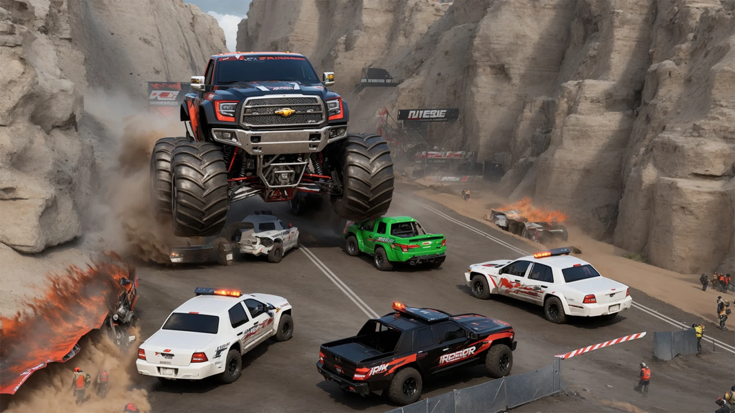 Monster Truck Real Derby Crash - عکس بازی موبایلی اندروید