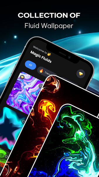 Live Wallpaper - Magic Fluids - عکس برنامه موبایلی اندروید