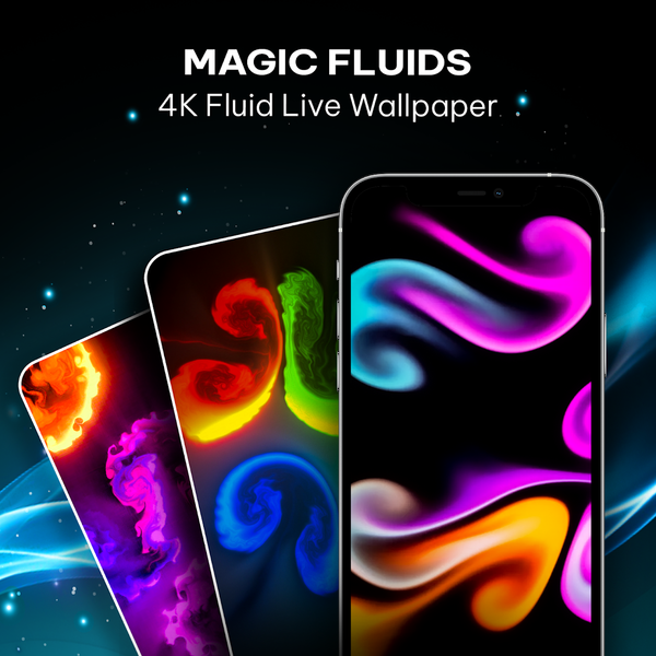 Live Wallpaper - Magic Fluids - عکس برنامه موبایلی اندروید