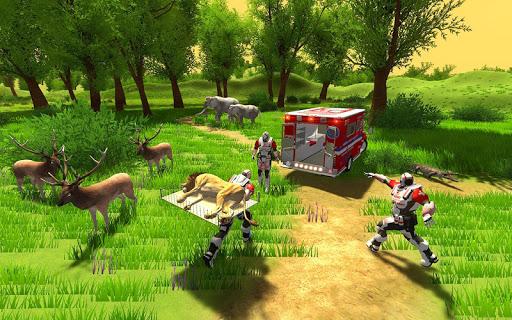 Doctor Robot Wild Animals Rescue Simulator - Image screenshot of android app