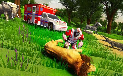 Doctor Robot Wild Animals Rescue Simulator - Image screenshot of android app