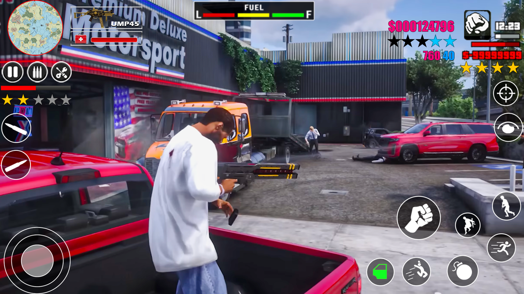 Mafia Games Crime City 3D - Gameplay image of android game