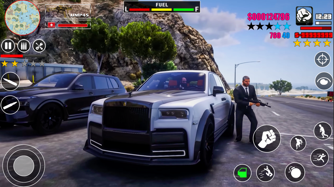 Mafia Games Crime City 3D - Gameplay image of android game