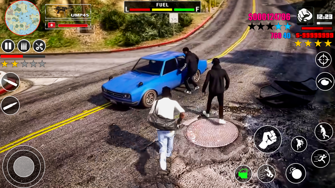 Mafia Games Crime City 3D - Gameplay image of android game