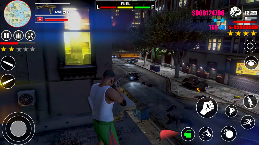 Mafia Games Crime City 3D - Gameplay image of android game