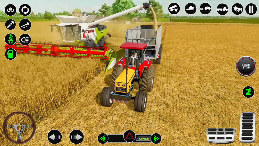 Farming Tractor Simulator Game - عکس بازی موبایلی اندروید