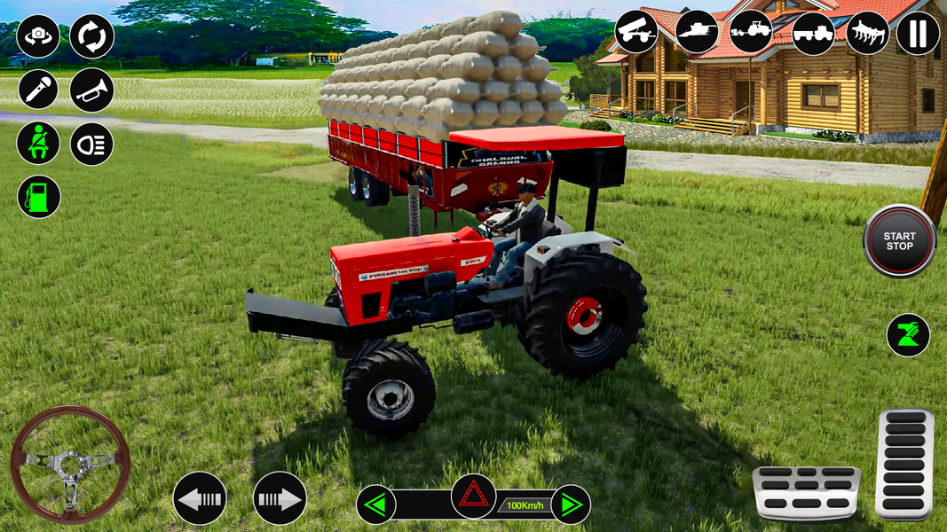 Farming Tractor Simulator Game - عکس بازی موبایلی اندروید