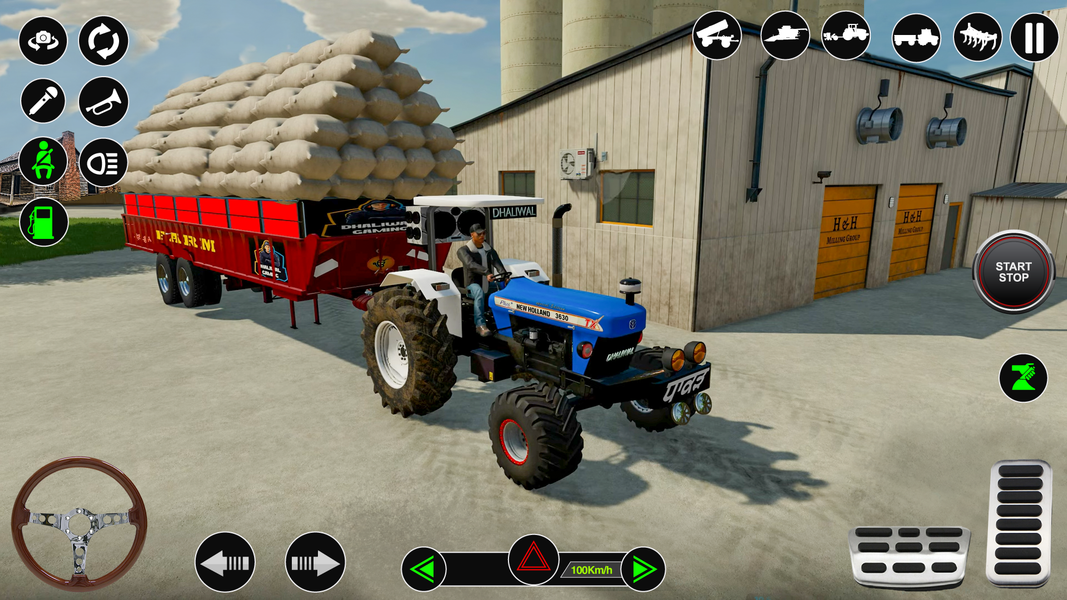 Farming Tractor Simulator Game - عکس بازی موبایلی اندروید