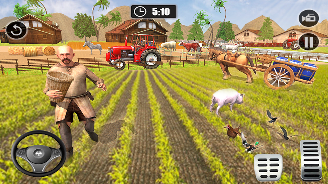 Simulator Tractor Farming Game - عکس بازی موبایلی اندروید