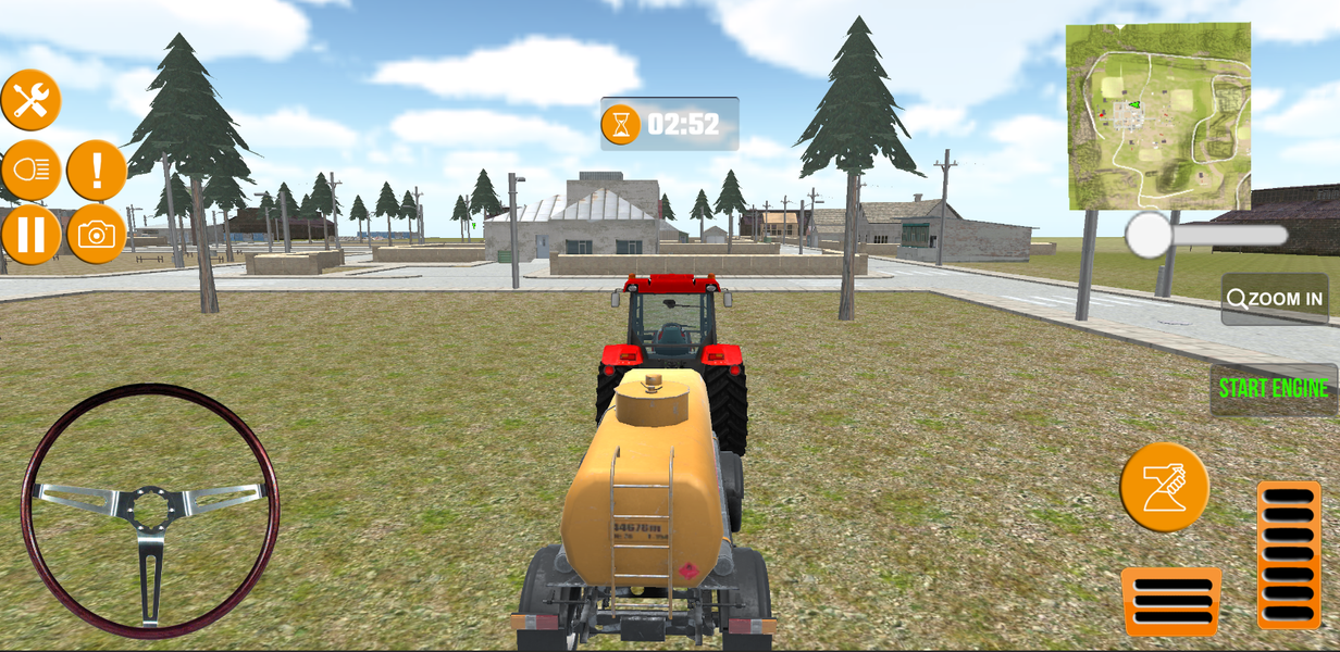 Tractor Driving Simulator 3d - Gameplay image of android game