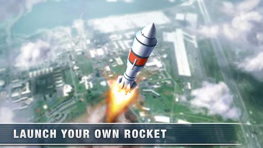 Rocket Simulator Flight 3D: Ea - Gameplay image of android game