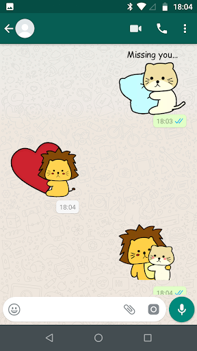 Singa Polah Stickers for WhatsApp - Image screenshot of android app