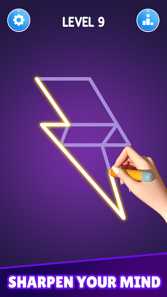 Single Line: Drawing Puzzle - عکس بازی موبایلی اندروید