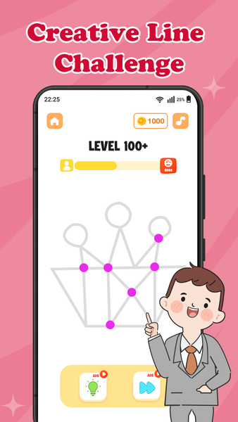 Single Line Draw: Connect Dots - عکس بازی موبایلی اندروید