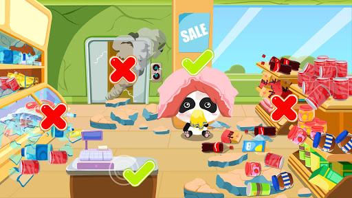 Baby Panda Earthquake Safety 1 - Gameplay image of android game