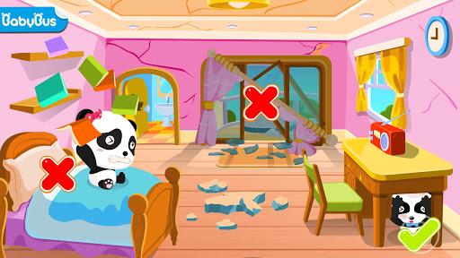 Baby Panda Earthquake Safety 1 - Gameplay image of android game