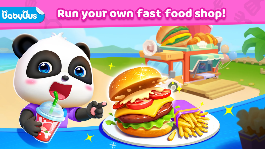 Little Panda's Fast Food Cook - Gameplay image of android game