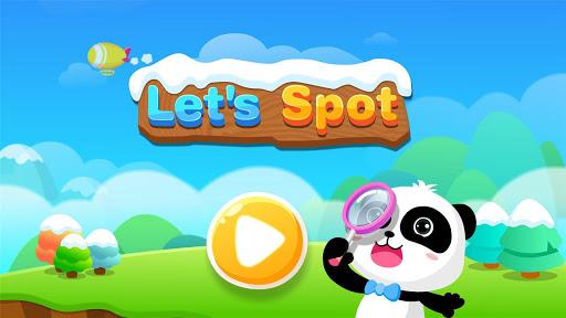 Little Panda Treasure Hunt - Find Differences Game - Gameplay image of android game