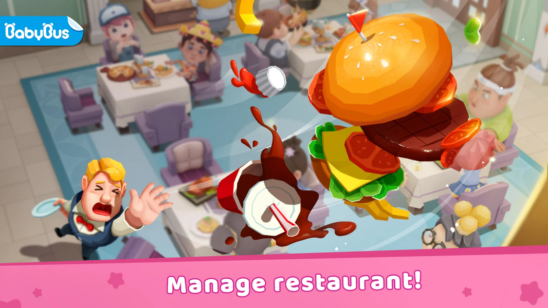 Little Panda's Restaurant Chef - Gameplay image of android game