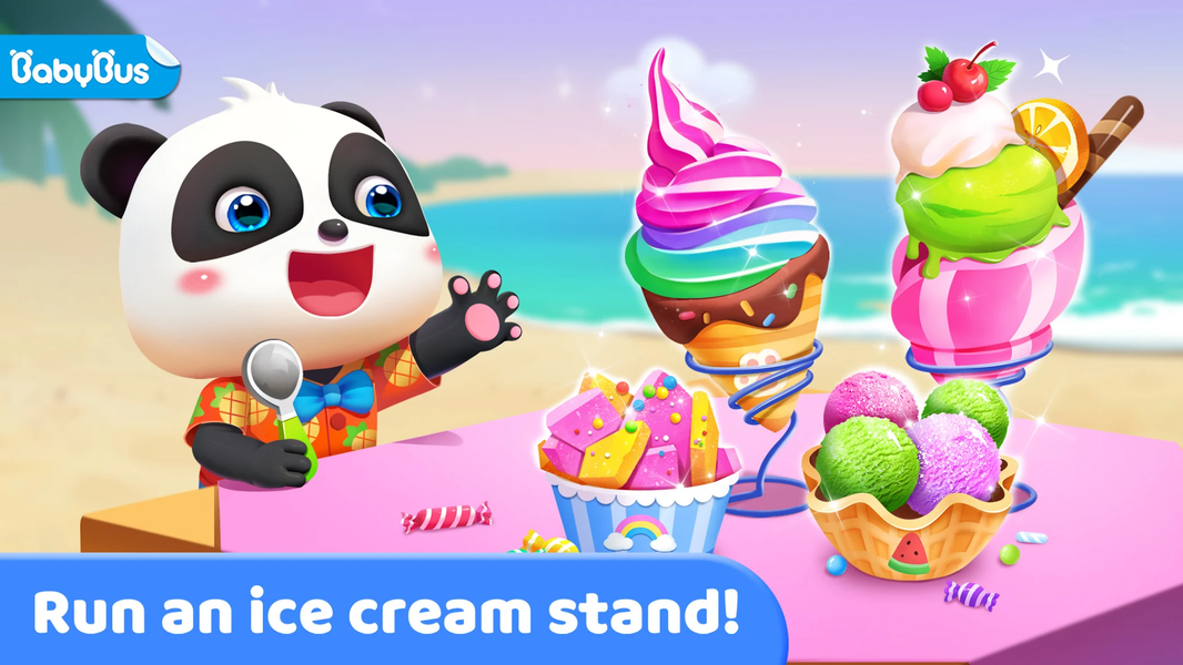 Little Panda's Ice Cream Stand - Gameplay image of android game