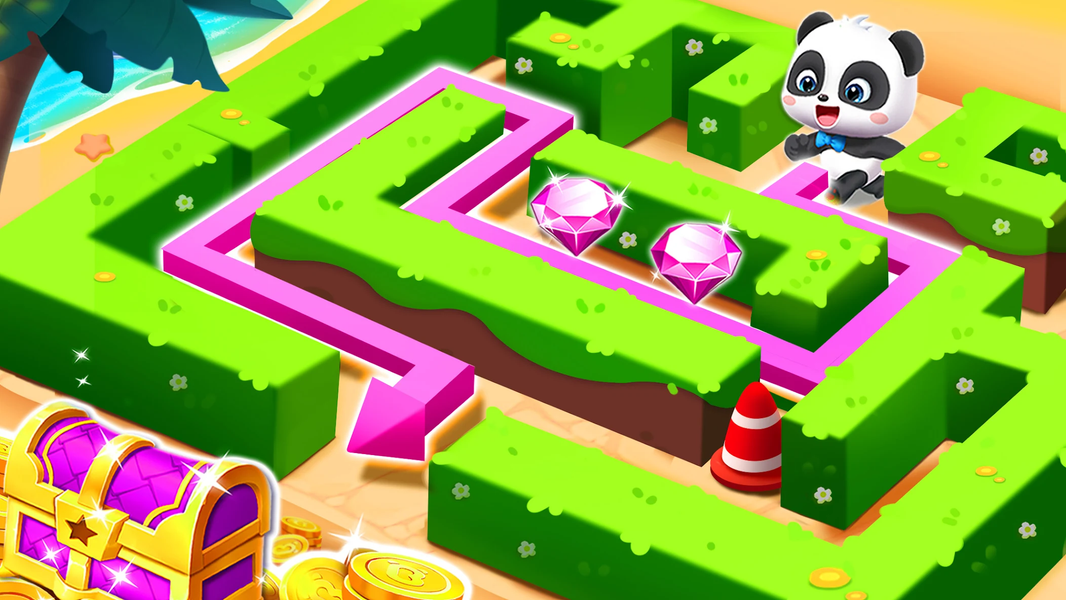 Baby Panda's Kids Puzzles - Gameplay image of android game