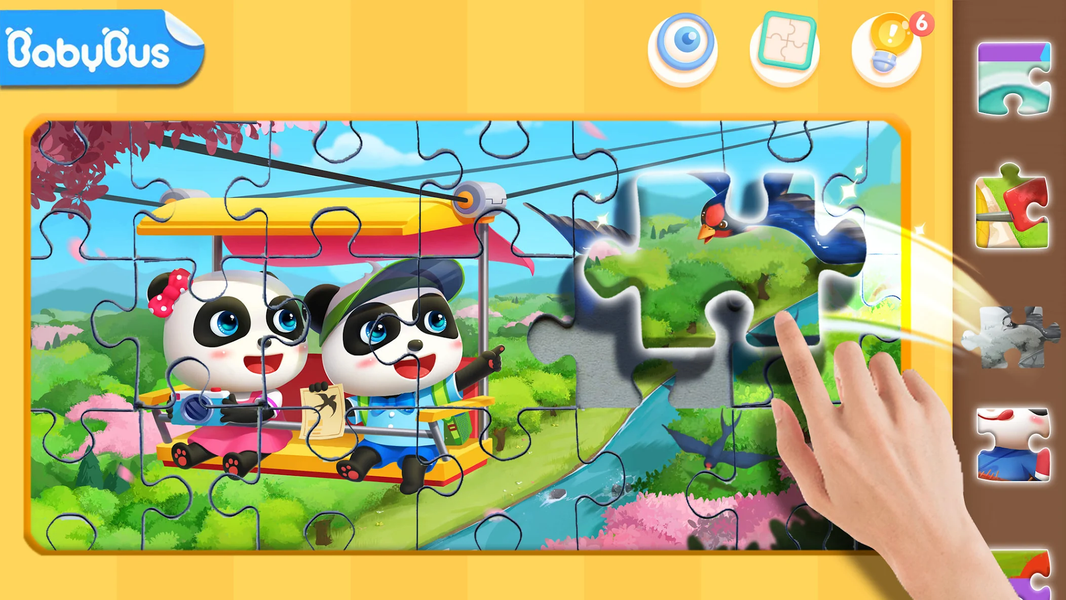 Baby Panda's Kids Puzzles - عکس بازی موبایلی اندروید