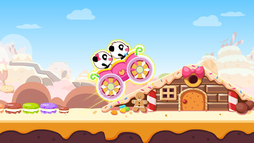Baby Panda Car Racing - Gameplay image of android game