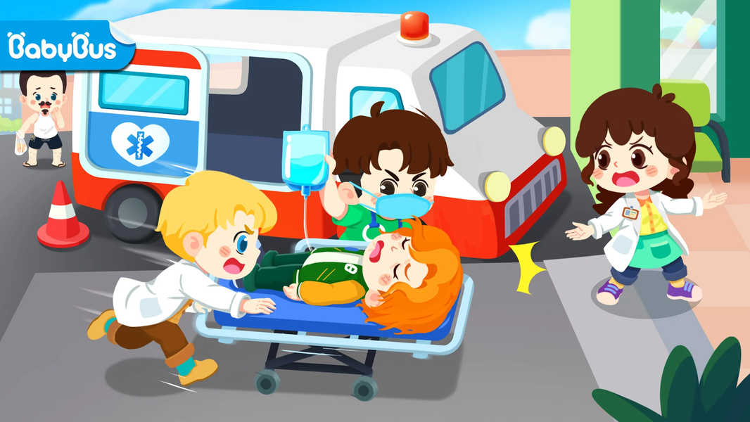 Little Panda's Town: Hospital - Gameplay image of android game