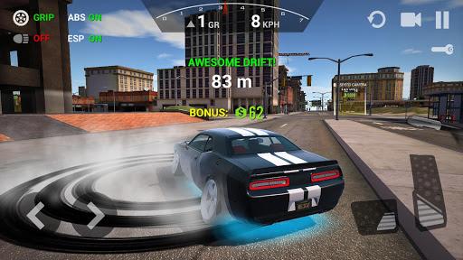 Ultimate Car Driving Simulator (مود) - Gameplay image of android game