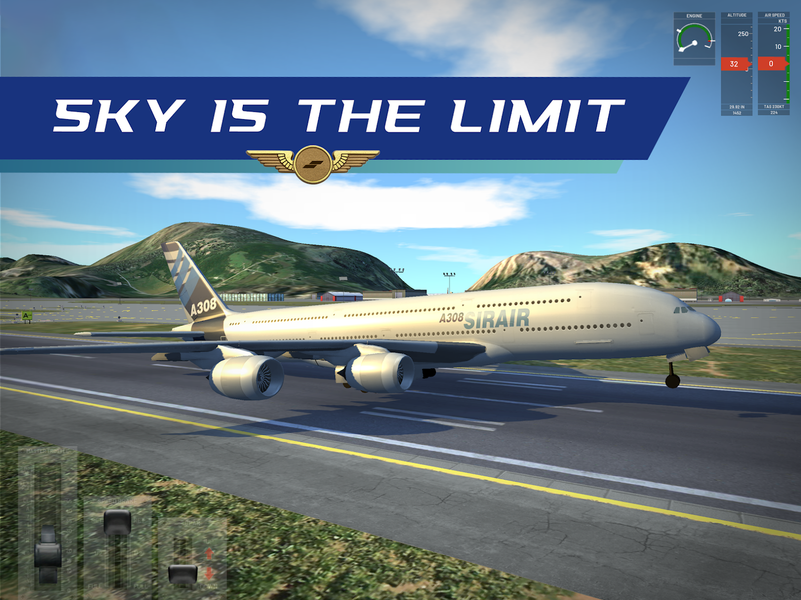 Flight Simulator: Plane Game - عکس بازی موبایلی اندروید