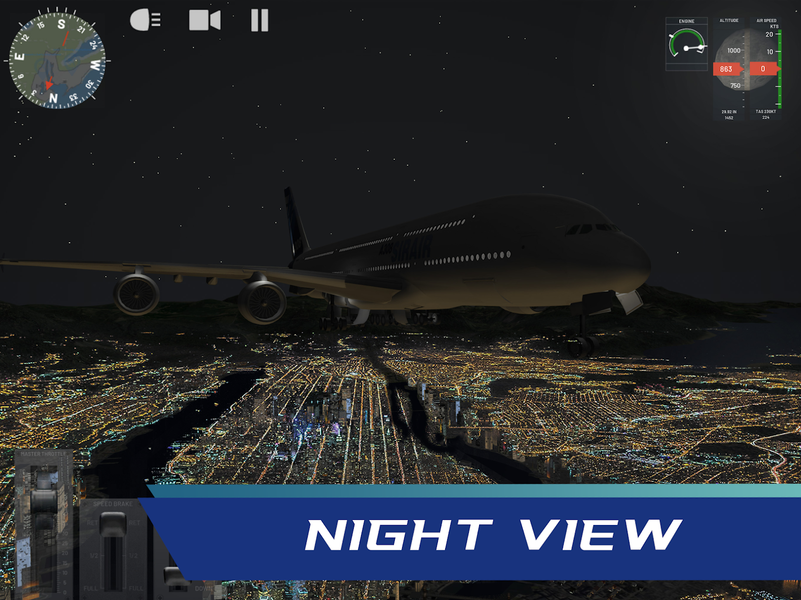 Flight Simulator: Plane Game - عکس بازی موبایلی اندروید