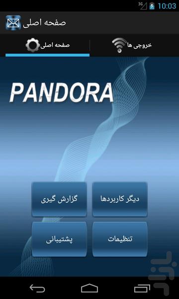 PandoraGuide - Image screenshot of android app
