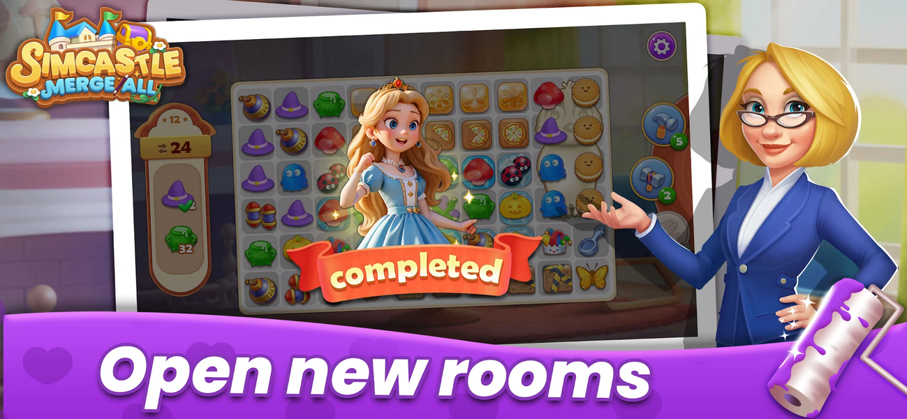 SimCastle Merge All - عکس بازی موبایلی اندروید