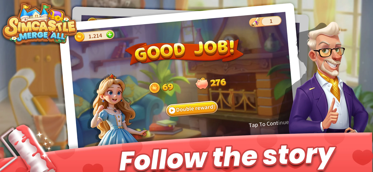 SimCastle Merge All - عکس بازی موبایلی اندروید