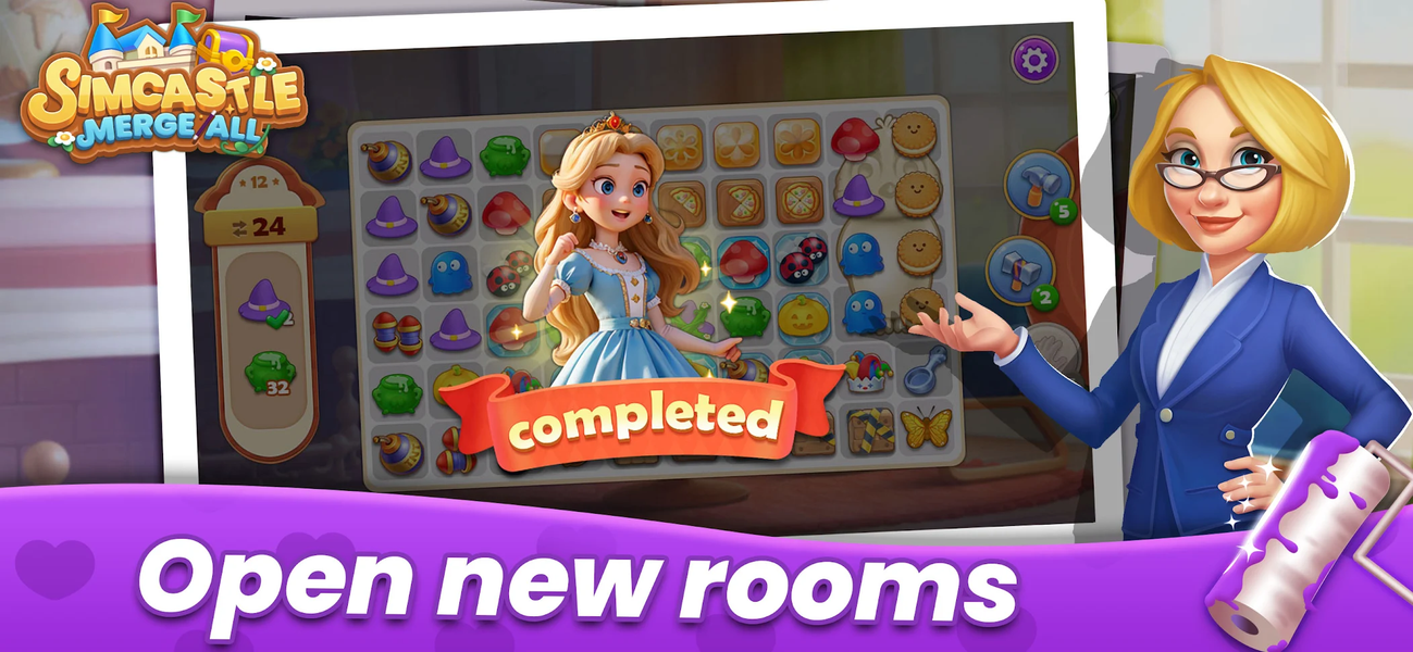 SimCastle Merge All - عکس بازی موبایلی اندروید