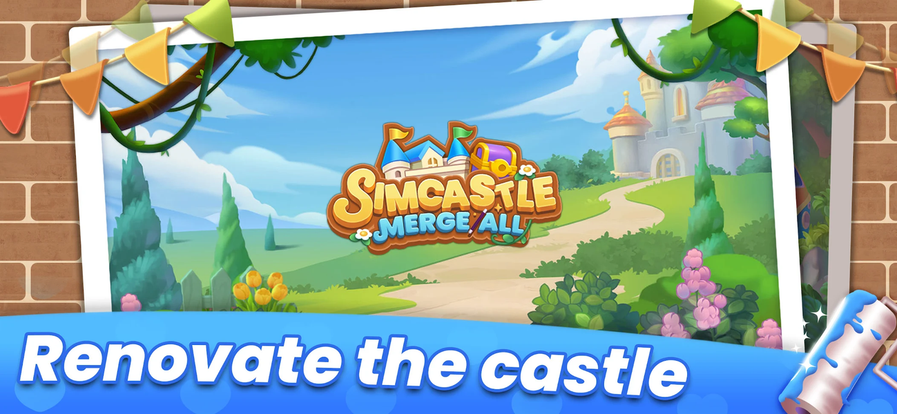 SimCastle Merge All - Gameplay image of android game