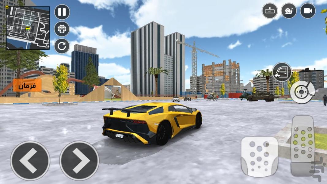 ماشین بازی پژو پارس : گشت آزاد - عکس بازی موبایلی اندروید