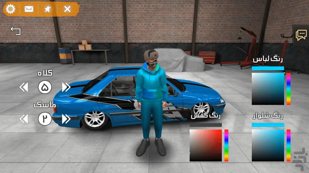 ماشین بازی ایرانی ۲۰۲۳ : گشت آزاد - عکس بازی موبایلی اندروید