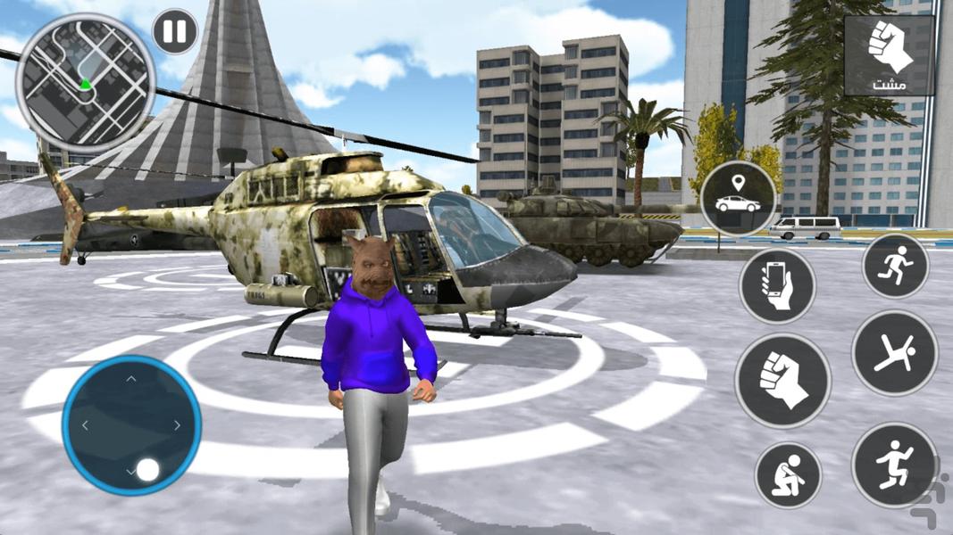 ماشین بازی ایرانی ۲۰۲۳ : گشت آزاد - عکس بازی موبایلی اندروید