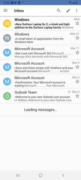 Email App for Hotmail - Image screenshot of android app