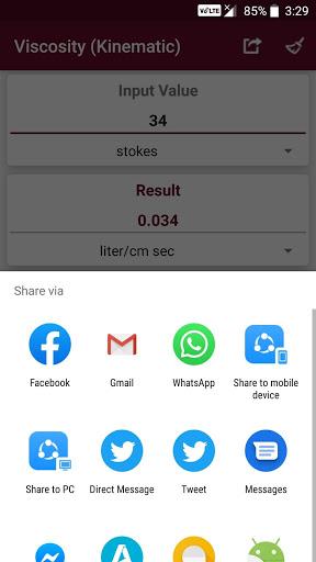 Fluid Mechanics Converter - Image screenshot of android app