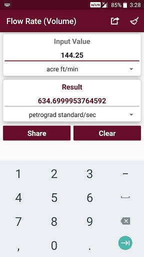 Fluid Mechanics Converter - Image screenshot of android app