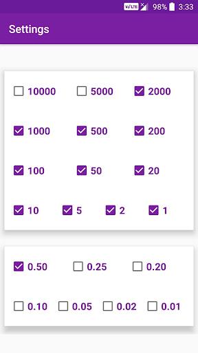 Money Counter - Image screenshot of android app