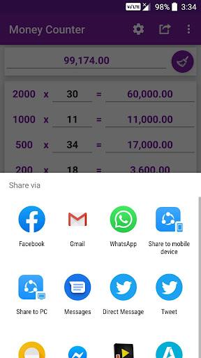 Money Counter - Image screenshot of android app